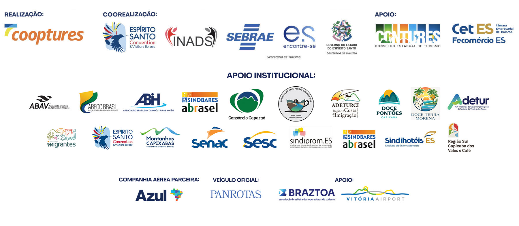 Patrocinadores e apoiadores do ESTOUR